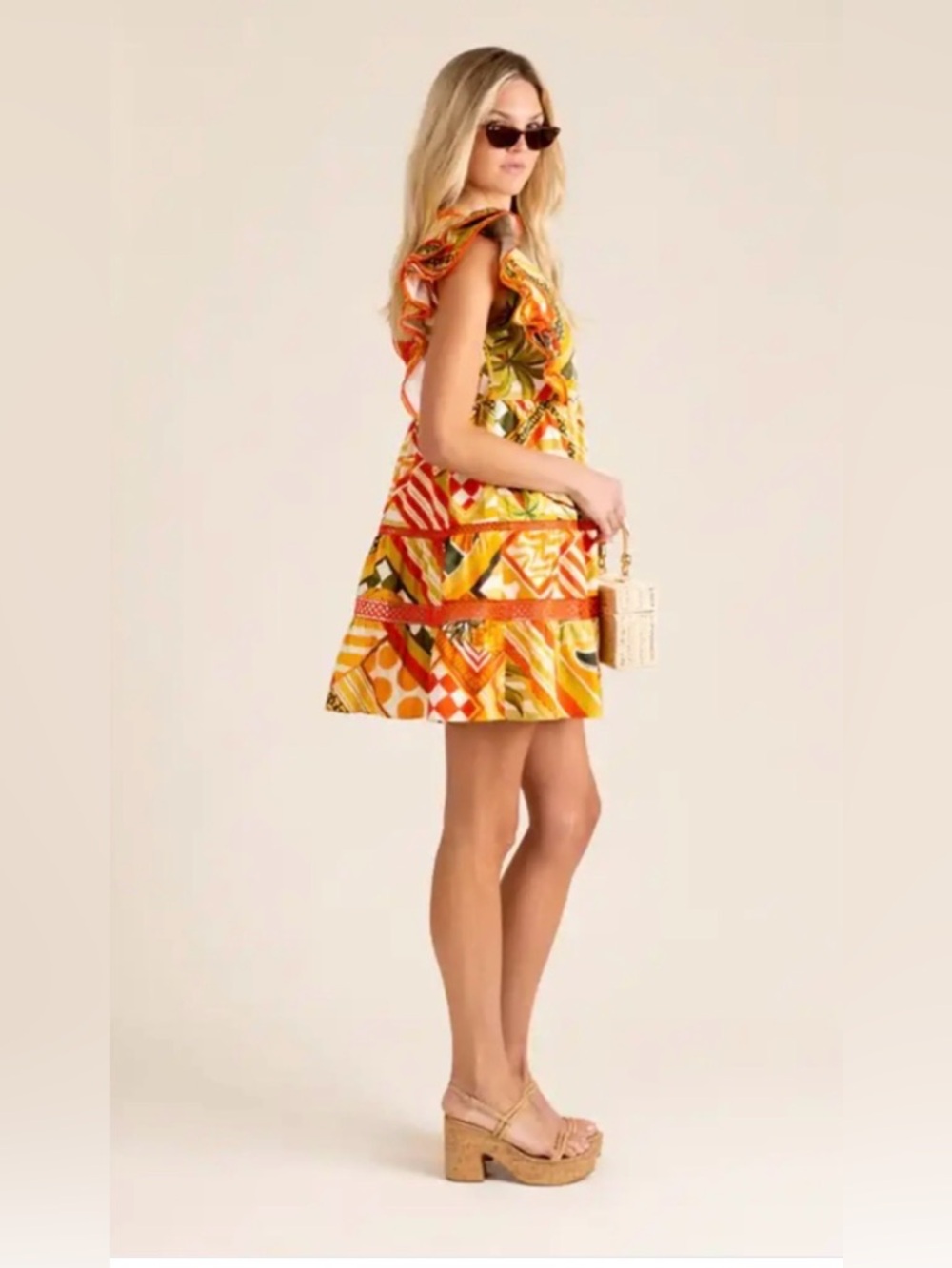 Alden Sleeveless The Alden Adair Hope Dress in Desert Patch NWT - Picture 7 of 10